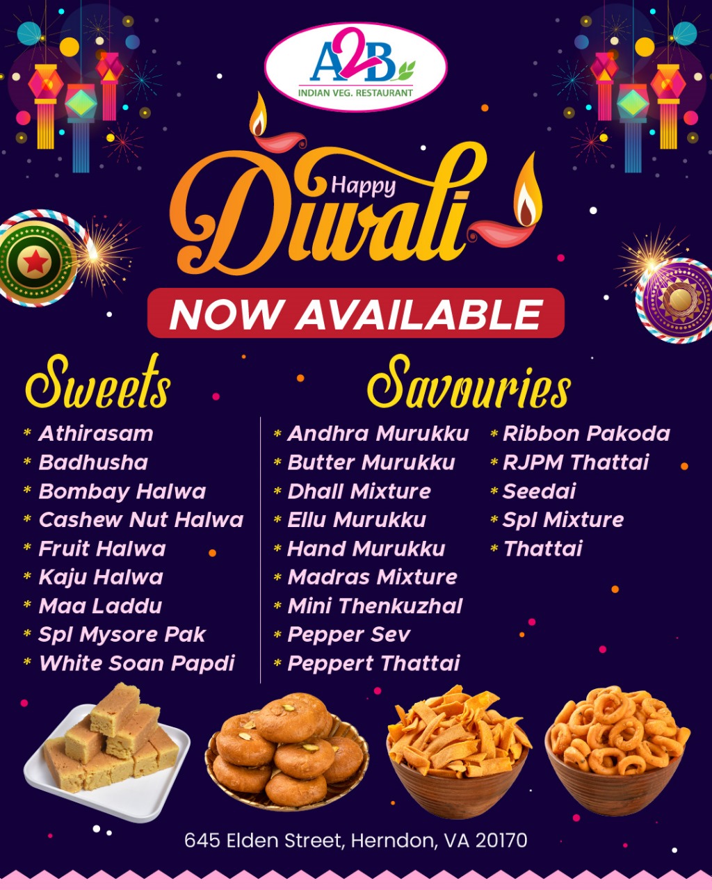 A2B - Adyar Ananda Bhavan Virginia - Restaurants in Herndon, VA in Herndon, Herndon