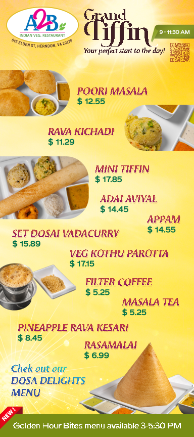 A2B - Adyar Ananda Bhavan Virginia - Restaurants in Herndon, VA in Herndon, Herndon