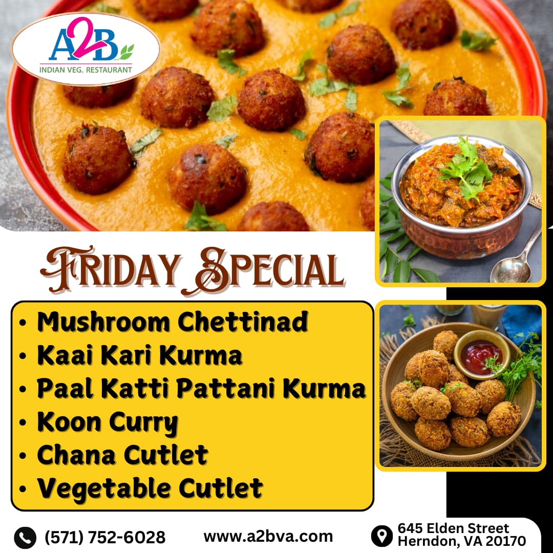 A2B - Adyar Ananda Bhavan Virginia - Restaurants in Herndon, VA in Herndon, Herndon