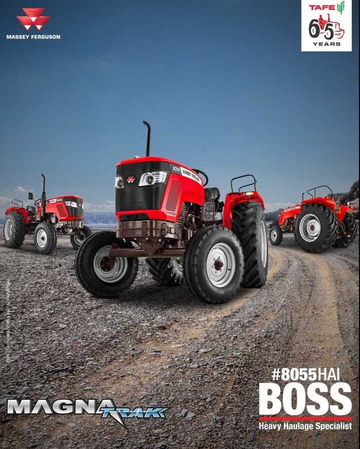 TAFE Massey Ferguson India Tractor in Infront of Sharda Cold Storage, Aligarh