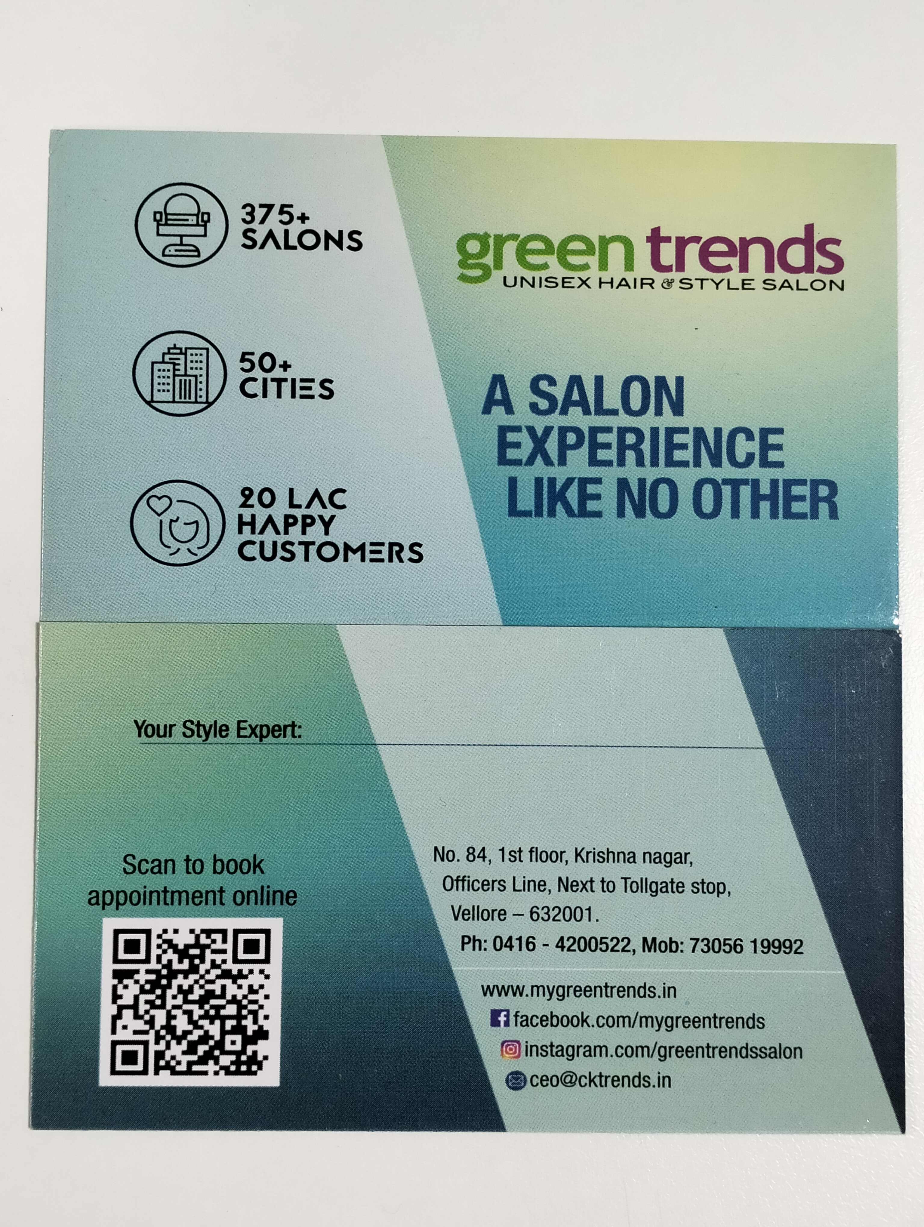 Green Trends in Veerasamy Nagar, Vellore