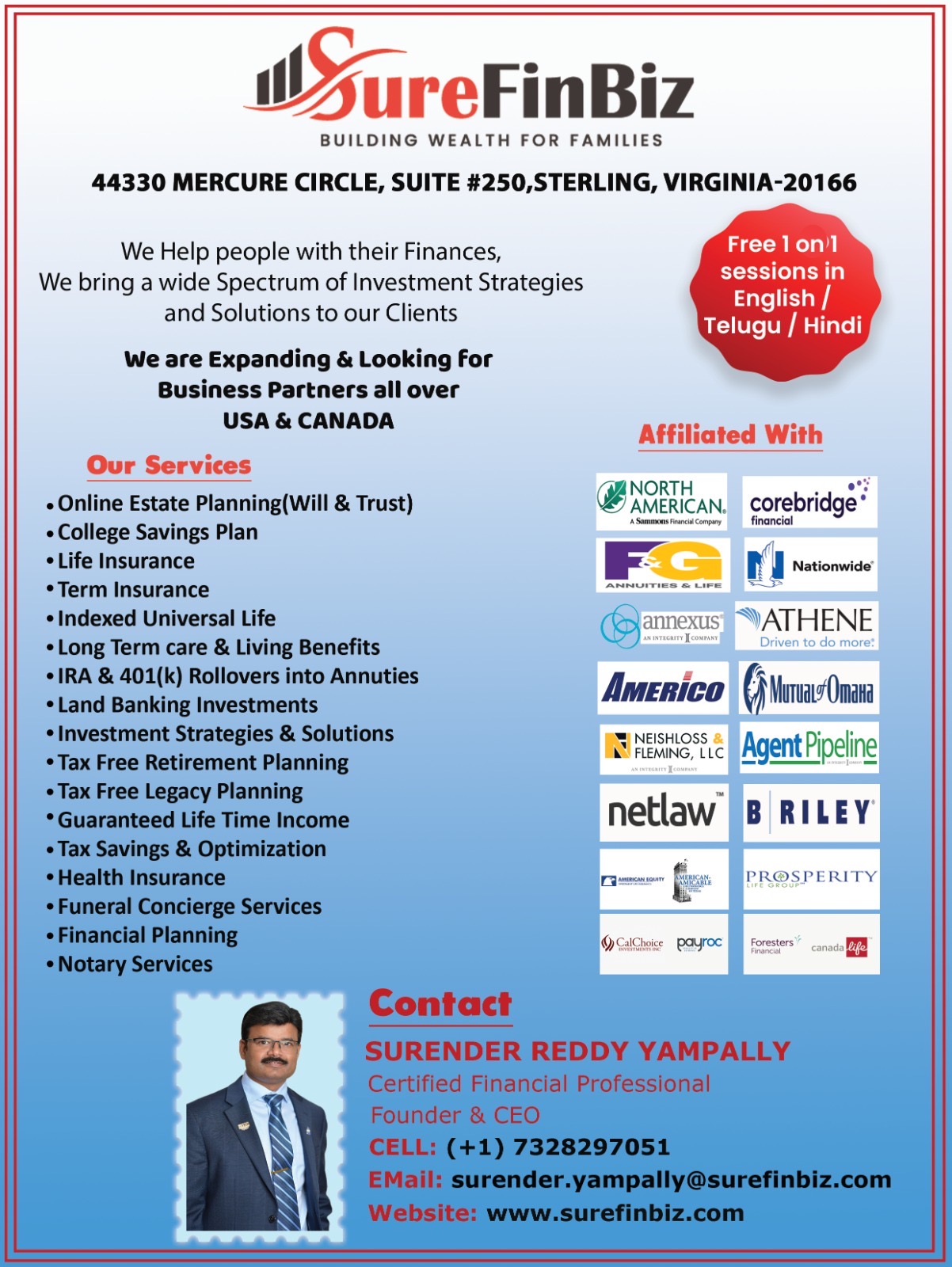 Surefinbiz Financial Services - Accounting Firm in Sterling, VA in Sterling, Sterling